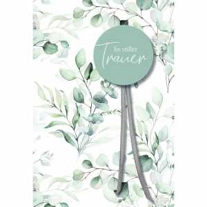 Trauerkarte Blätter Kurt Eulzer 4016723811928