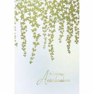 Trauerkarte Blätterlianen 4016723811997