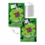 Geburtstagskarte 3D Wechselbild Kleeblatt