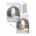 Geburtstagskarte 3D Wechselbild Stein Bogen