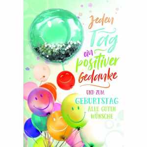 Geburtstagskarte Ballons 4016723824683