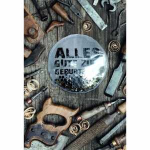 Geburtstagskarte Ballon Werkzeug