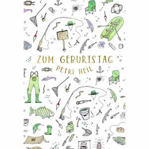 Geburtstagskarte Angeln 4016723826922