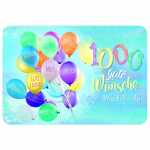 Geburtstagskarte Ballons mit Wünschen 4016723830257