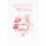 Geburtstagskarte Törtchen mit Strasssteinchen