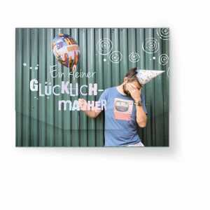 Geldscheinkarte Mann mit Innendruck 3teilig