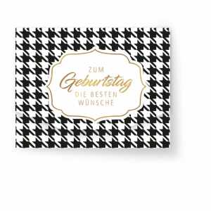 Geldscheinkarte Muster Innendruck 3teilig 4016723830615