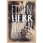 Geburtstagskarte Herr im Anzug