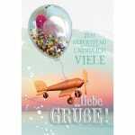 Geburtstagskarte Segelflieger 4016723831209