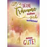 Geburtstagskarte Traumfänger Glittereffekt...