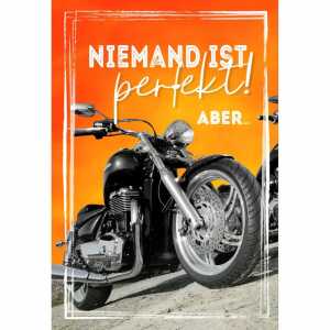 Klappkarte Motorrad Innenteil 3D