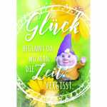 Klappkarte Gartenzwerg Innenteil 3D