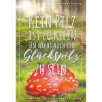 Klappkarte Glückspilz Innenteil 3D