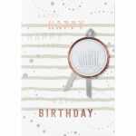 Geburtstagskarte Torte 4016723833524