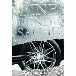 Geburtstagskarte Auto Rad 4016723833852