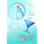 Geburtstagskarte Flasche mit Innendruck