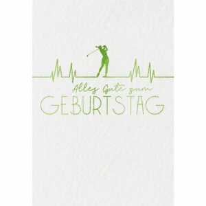 Geburtstagskarte Golf 4016723850866