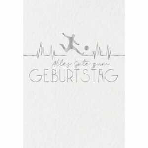Geburtstagskarte Fußball 4016723850996