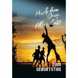 Geburtstagskarte Volleyball 4016723851979