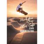 Geburtstagskarte Skater 4016723854000