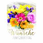 Geburtstagskarte Blumenstrauß 4016723854932