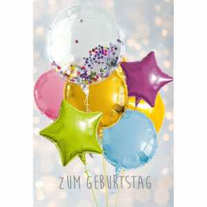Geburtstagskarte Ballons 4016723855274