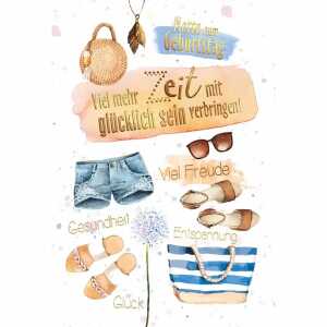 Geburtstagskarte Motto 4016723855540