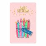 Geburtstagskarte Kerzen make a wish