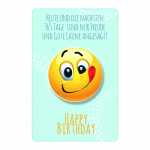 Geburtstagskarte Smiley 4016723858879