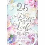 Glückwunschkarte Silberhochzeit Marmor