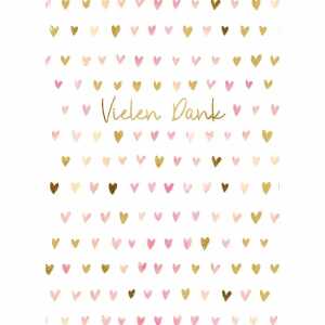 Dankeskarten Hochzeit 5er 4016723907010