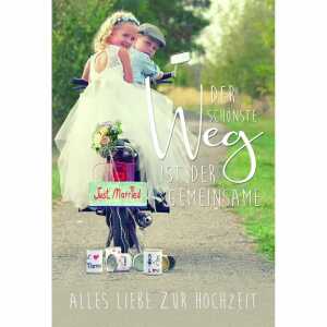 Glückwunschkarte Hochzeit Kinder