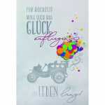 Glückwunschkarte Hochzeit Konfetti