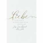 Glückwunschkarte Hochzeit Schrift