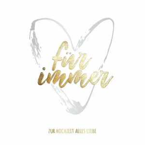 Glückwunschkarte Hochzeit Herz 4016723911291