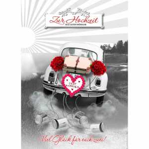 Glückwunschkarte Hochzeit A4 4016723911314
