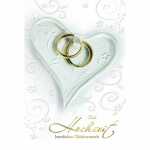 Glückwunschkarte Hochzeit Ringe