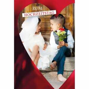 Glükwunschkarte Hochzeitstag Kinder