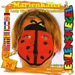 Motivschminke Marienkäfer 4 Farben, Pinsel