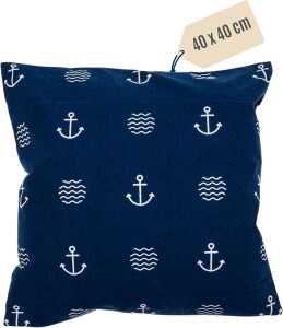 OOTB Blaues Deko-Kissen Modern Maritime