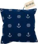 OOTB Blaues Deko-Kissen Modern Maritime