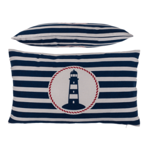 OOTB Deko-Kissen mit Leuchtturm Traditional Maritime