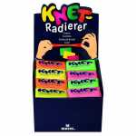 Knet-Radierer sortiert, in 4 verschiedenen Farben