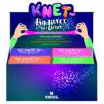 Knet-Radierer Glitzer sortiert, in 4 verschiedenen Farben