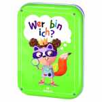 Kartenspiel Wer bin ich? Kinderspiel in Metallbox,,...
