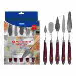 Malspachtel-Set 5teilig zum Aufbringen von Strukturen auf...
