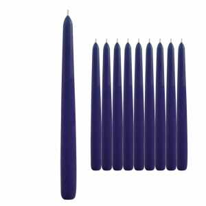 Leuchterkerzen 22x240mm blau 10er