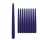 Leuchterkerzen 22x240mm blau 10er