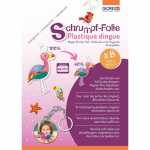 Schrumpffolie A4 5 Bogen weiss, Schrumpft um circa 40%