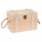 Schatztruhe mit Griffen 24x16,5x15,5cm, mit...
